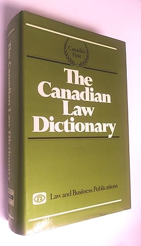The Canadian Law Dictionary