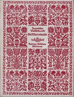 Imagen del vendedor de Die Rheinlande. Text & Bildsammlung. Mit 172 Abbildungen auf Tafeln. a la venta por Antiquariat Heinz Tessin