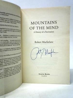 Mountains of the Mind: a History of a Fascination