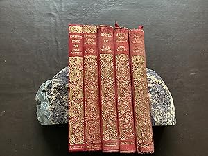 Bild des Verkufers fr Pride and Prejudice, Sense and Sensibility, Emma, Northanger Abbey/Persuasion, Mansfield Park. Set of 6 novels in 5 volumes zum Verkauf von Paperworks