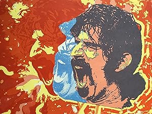 Frank Zappa Scream (silkscreen print)