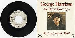 "George HARRISON" All those years ago / Writing's on the wall / SP 45 tours original français WAR...