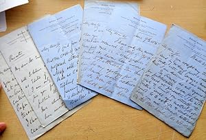 A group of 9 letters sent to Rev J Eastwood (of Sutton Coldfield & Brimingham) from the secretary...