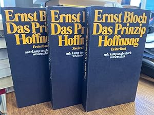 Das Prinzip Hoffnung. In drei Bänden. Erster bis dritter Band vollständig).