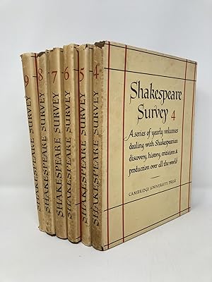 Shakespeare Survey (Vols 4-9): A series of yearly volumes dealing with Shakespearian discovery, h...