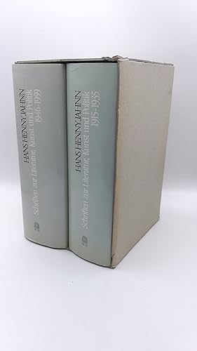 Hans Henry Jahnn. Schriften zur Literatur, Kunst und Politik. 1915-1935 und 1946-1959 (=2 Bände)