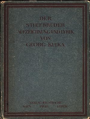 Imagen del vendedor de Der Stiefbruder. Aufzeichnung und Lyrik. [Erstausgabe]. a la venta por Antiquariat Lenzen