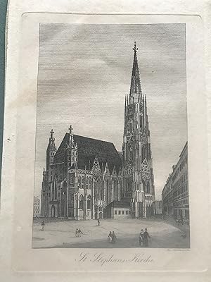 St. Stephan's Kirche (antique engraving)