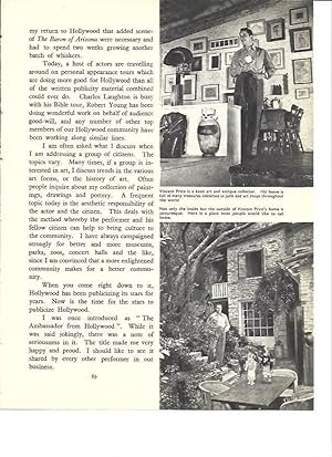 Imagen del vendedor de LAMINA 36540: Vincent Price en su casa a la venta por EL BOLETIN