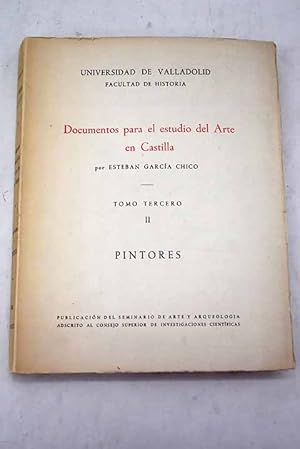 Documentos para el estudio del arte en Castilla, tomo III, v