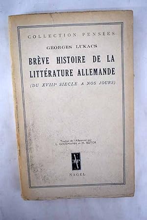 Seller image for Brve histoire de la littrature allemande for sale by Alcan Libros