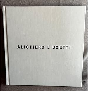 Immagine del venditore per Alighiero E Boetti venduto da EightDeerBooks