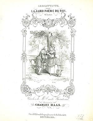 La Jardinière du Roi. Mélodie. Paroles de Mr. Emile Barateau [Gesang und Klavier].