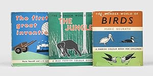 Bild des Verkufers fr [Three Isotype children's books.] The First Great Inventions; The Wonder World of Birds; The Wonder World of the Jungle. zum Verkauf von Peter Harrington.  ABA/ ILAB.