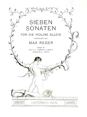 Sieben Sonaten für die Violine allein, Op. 91, Heft I: Sonate 1 und 2. Karl Wendling und Henri Ma...