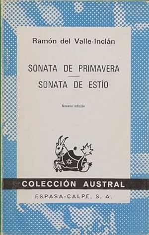 Imagen del vendedor de SONATA DE PRIMAVERA ; SONATA DE ESTO (AUSTRAL 430) a la venta por Librera Circus