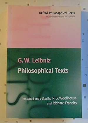 Seller image for Philosophical Texts for sale by Approximations