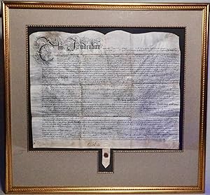 RARE 1682 Colonial William Penn Signed Document