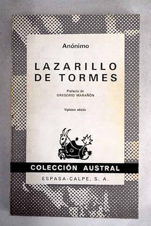 Imagen del vendedor de LAZARILLO DE TORMES (AUSTRAL 156) a la venta por Librera Circus