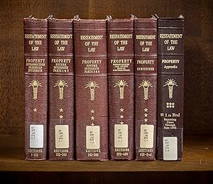 Restatement of the Law of Property [1st]. 6 vols. with 2011 p.p.