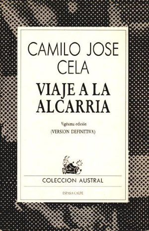 Imagen del vendedor de VIAJE A LA ALCARRIA (AUSTRAL 1141) a la venta por Librera Circus