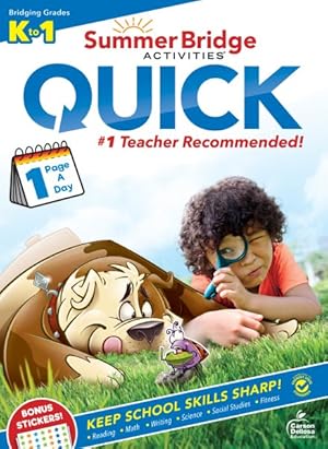 Seller image for Summer Bridge Activities Quick, Grades K - 1 for sale by GreatBookPrices