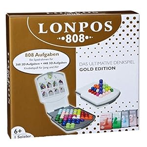 Lonpos HCM56115 - 808, Knobelspiel, Kartenspiel, Familienspiel