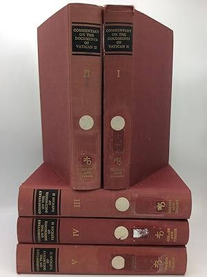 Bild des Verkufers fr COMMENTARY ON THE DOCUMENTS OF VATICAN II, Volumes I-V zum Verkauf von Kubik Fine Books Ltd., ABAA