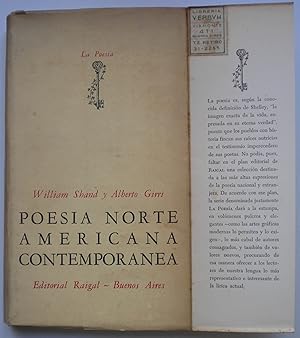 Seller image for Poesa norteamericana contempornea for sale by Libreria Ninon