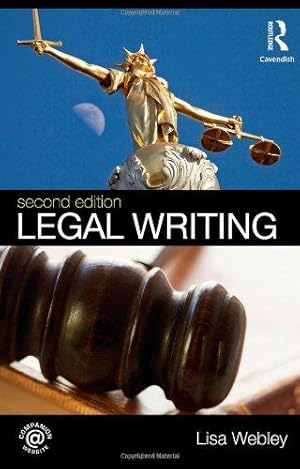 Bild des Verkufers fr Legal Writing zum Verkauf von WeBuyBooks