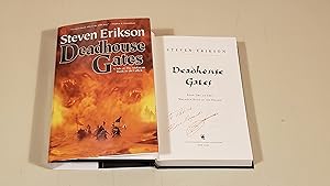 Imagen del vendedor de Deadhouse Gates : Inscribed a la venta por SkylarkerBooks