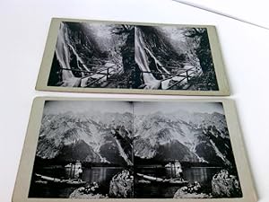 2 Fotos Stereoskopie/ Stereofotografie. Königsee Bayern. Fotograph I. B. Rottmayer, Berchdesgaden