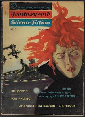 Image du vendeur pour The Magazine of FANTASY AND SCIENCE FICTION (F&SF): March, Mar. 1956 mis en vente par Books from the Crypt