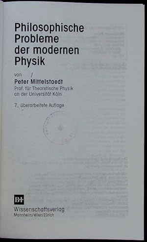 Bild des Verkufers fr Philosophische Probleme der modernen Physik. zum Verkauf von Antiquariat Bookfarm