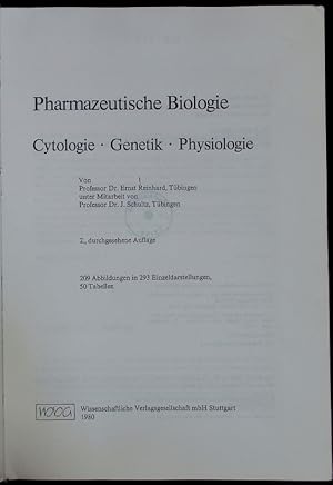 Bild des Verkufers fr Pharmazeutische Biologie: Cytologie, Genetik, Physiologie. zum Verkauf von Antiquariat Bookfarm