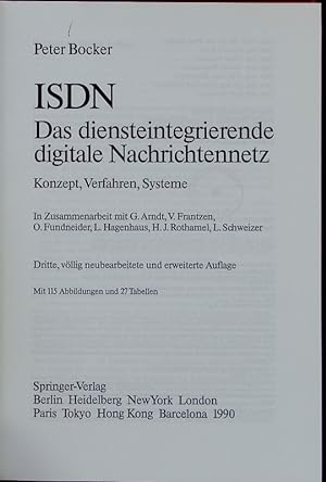 Seller image for ISDN - das diensteintegrierende digitale Nachrichtennetz. for sale by Antiquariat Bookfarm