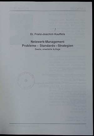 Seller image for Netzwerk-Management. for sale by Antiquariat Bookfarm