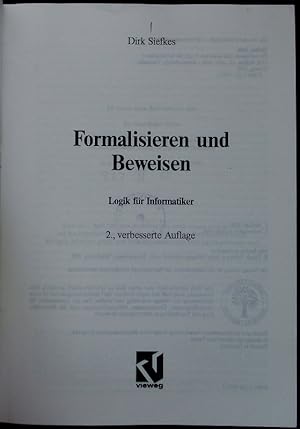 Bild des Verkufers fr Formalisieren und beweisen. zum Verkauf von Antiquariat Bookfarm