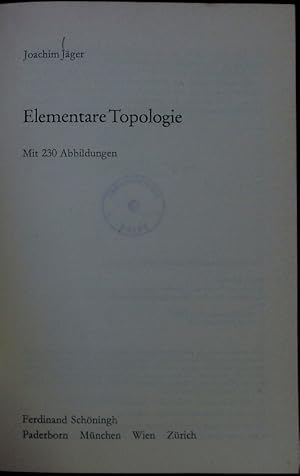 Seller image for Elementare Topologie. for sale by Antiquariat Bookfarm