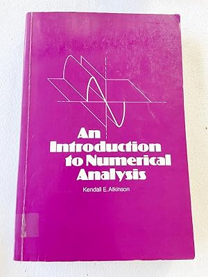 Image du vendeur pour 1978 PB By Atkinson - Intro To Numerical Analysis mis en vente par Miki Store