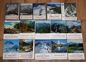 15 Bücher - Wanderführer, Bergführer, Skiführer, Alpenvereinsführer - BERGVERLAG RUDOLF ROTHER.