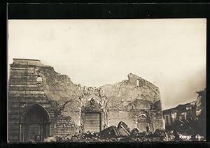 Ansichtskarte Messina, Die Reste des Doms nach dem Erdbeben