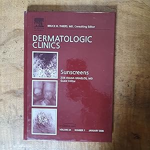 Seller image for SUNSCREENS: An Issue of Dermatologic Clinics, January 2006, Volume 24 No.1 for sale by Uncle Peter's Books
