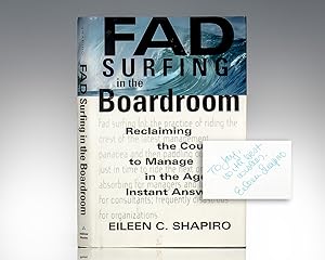 Bild des Verkufers fr Fad Surfing in the Boardroom: Reclaiming the Courage to Manage in the Age of Instant Answers. zum Verkauf von Raptis Rare Books