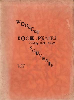 Image du vendeur pour Woodcut Book-Plates: Coming Out Party Souvenir. . mis en vente par Berkelouw Rare Books