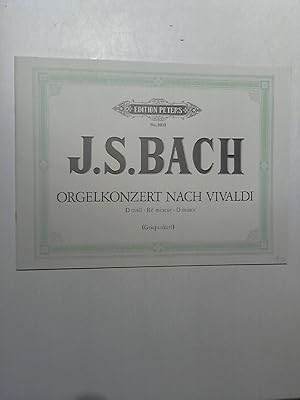 J. S. Bach: Orgelkonzert nach Vivaldi Konzert für die Orgel mit zwei Manualen und Pedal