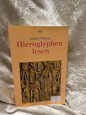 Bild des Verkufers fr Hieroglyphen lesen zum Verkauf von Antiquariat Jochen Mohr -Books and Mohr-