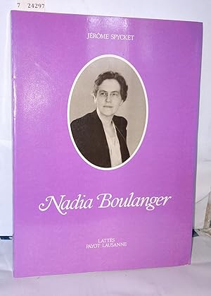 Image du vendeur pour Nadia Boulanger mis en vente par Librairie Albert-Etienne