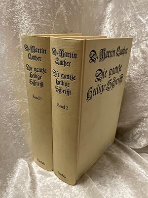 Seller image for Die gantze Heilige Schrifft Deudsch. Wittenberg 1545. 2 Bnde + Anhang for sale by Antiquariat Jochen Mohr -Books and Mohr-