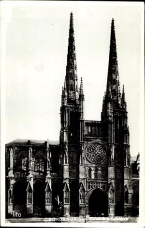 Ansichtskarte / Postkarte Bordeaux Gironde, Kathedrale